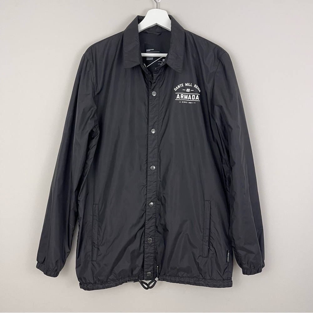 Armada Skis Coaches Dante Will Reign Black Button Front Jacket